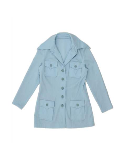 Vintage Utility Jacket UK 14 Medium In Blue - view 1