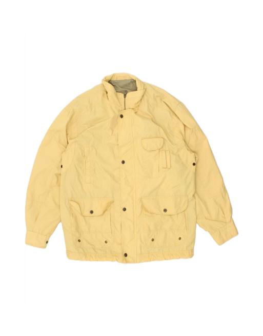 Vintage Utility Jacket UK 42 XL In Yellow