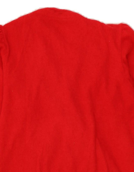 Vintage V-neck Jumper Sweater UK 18 XL In Red, 4 of 4