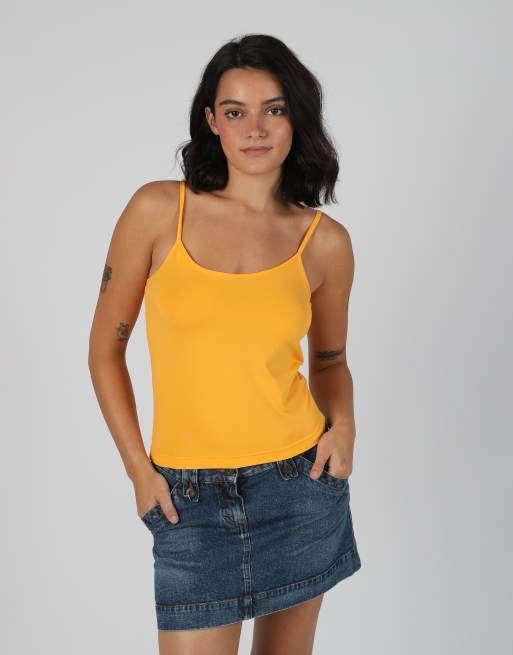 Vintage Vajolet S cami in orange