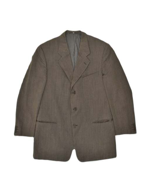 Vintage Valentino 3 Button Blazer Jacket UK 38 Medium In Brown
