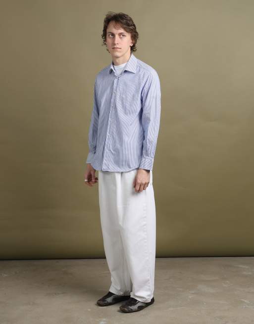 Vintage Valentino Dress Shirt size M in Blue, 2 of 4