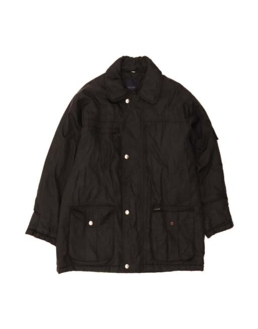 Vintage Valentino Jeans Windbreaker Jacket UK 42 XL In Black