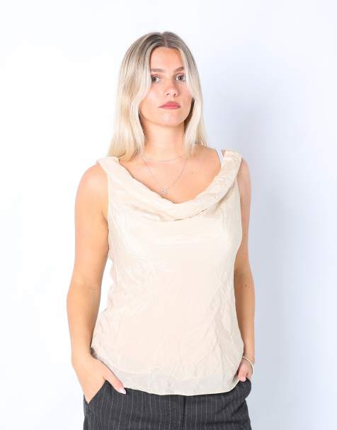 Vintage Valentino L cami in cream - view 1