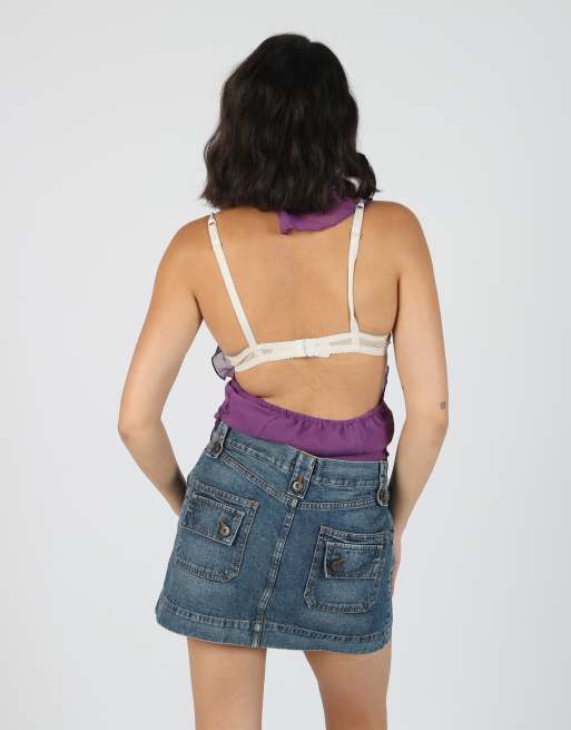Vintage Valentino M blouse in purple, 2 of 4