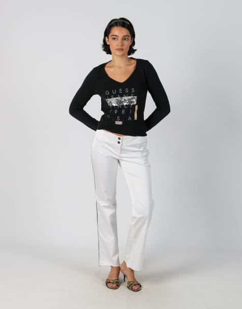 Vintage Valentino M formal trousers in white - view 1
