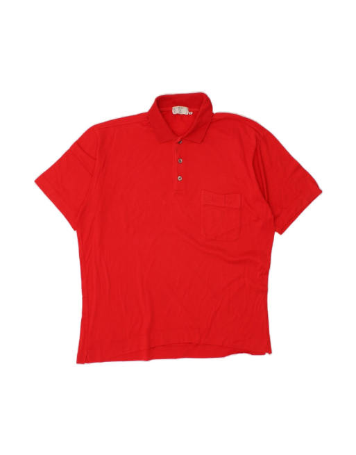 Vintage Valentino Polo Shirt Medium In Red