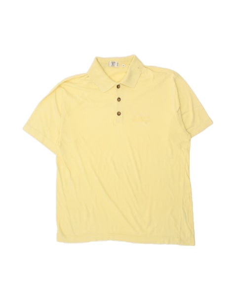 Vintage Valentino Polo Shirt XL In Yellow - view 1