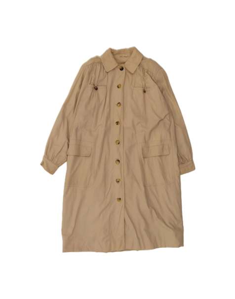 Vintage Valentino Raincoat UK 20 2XL In Beige - view 1