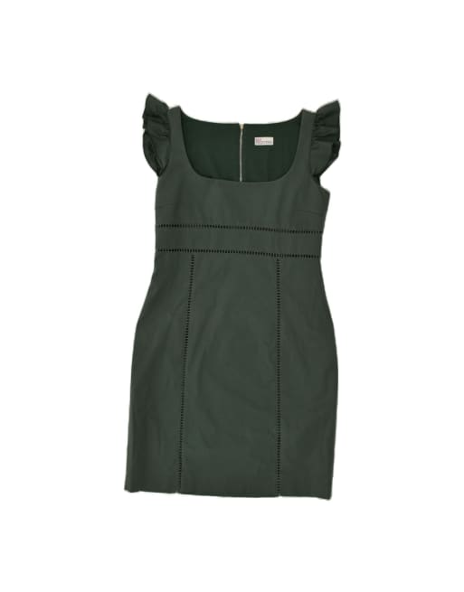 Vintage Valentino Sheath Dress It 46 Large In Green