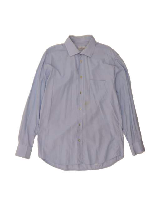 Vintage Valentino Shirt Size 41 16 Large In Blue