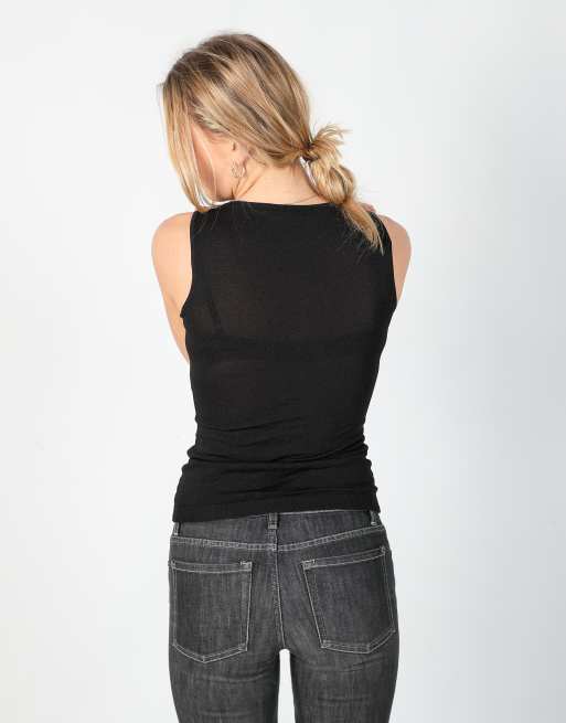Vintage Valentino XS cami in black, 2 of 4