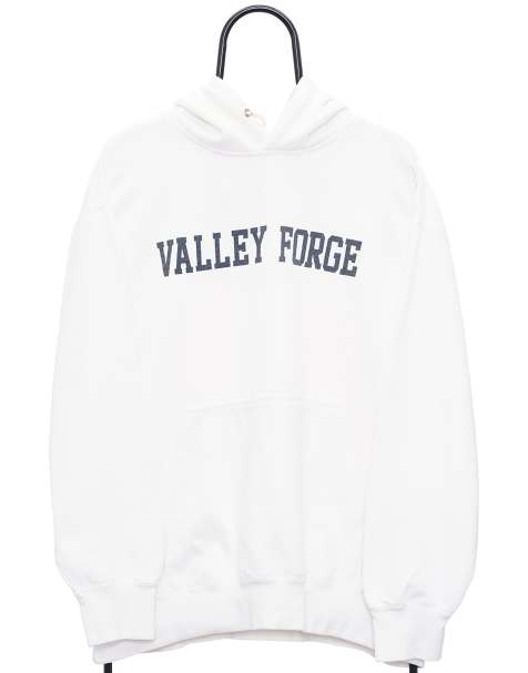 Vintage valley forge size XL hoodie in white - view 1
