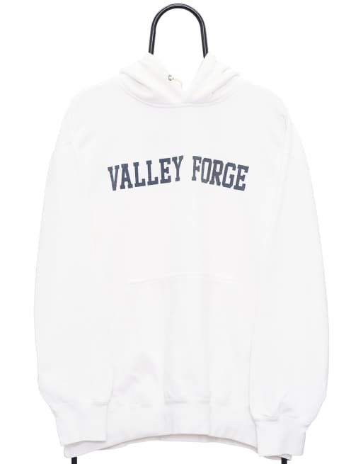 Vintage valley forge size XL hoodie in white