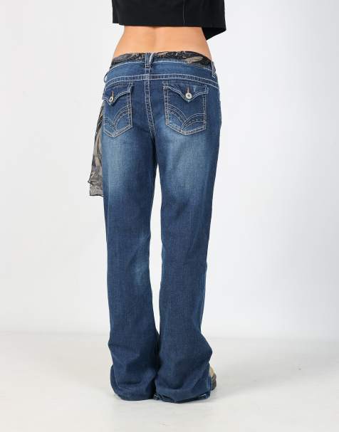 Vintage Vanity 31x35 denim bootcut jeans in blue - view 1