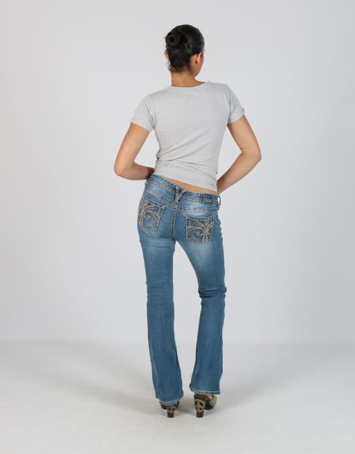 Vintage Vanity M bootcut jeans in blue, 3 of 4