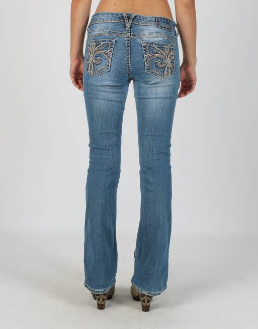 Vintage Vanity M bootcut jeans in blue, 4 of 4