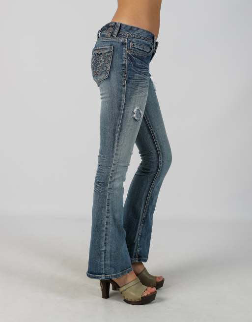 Vintage Vanity S bootcut jeans in blue, 2 of 4