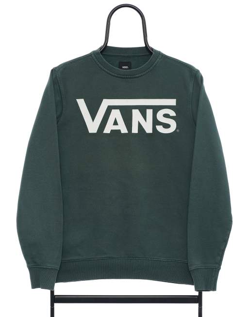 Vintage Vans size XS sweatshirt in dark green