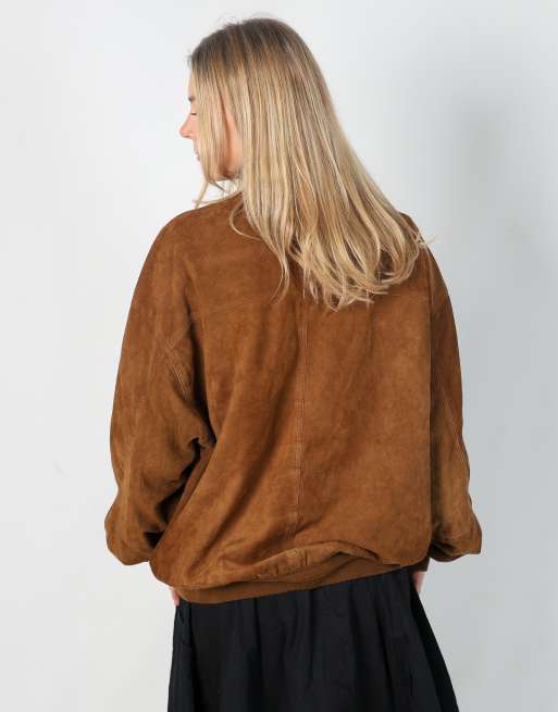 Vintage Vera Pelle L leather jacket in brown, 2 of 4