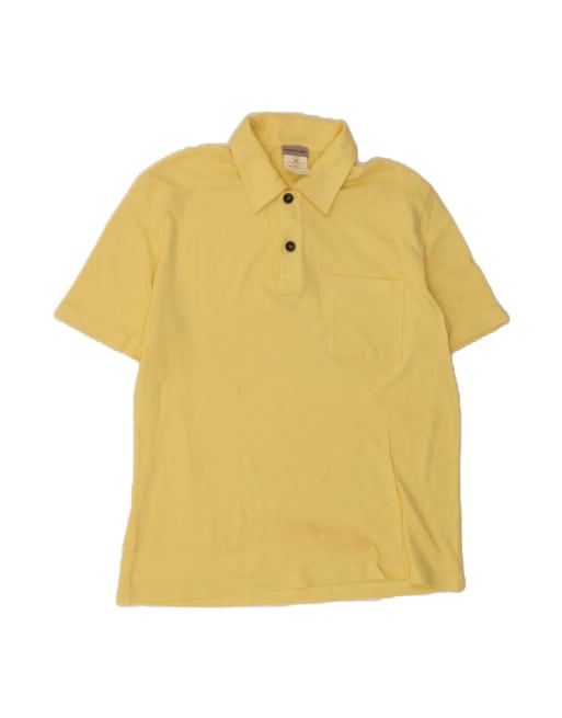 Vintage Versace Polo Shirt Medium In Yellow
