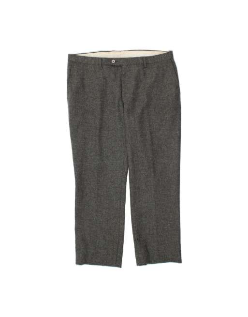 Vintage Versace Straight Casual Trousers It 56 3XL W38 L27 In Grey