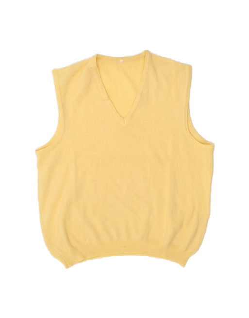 Vintage Vest Tank Top It 50 XL In Yellow