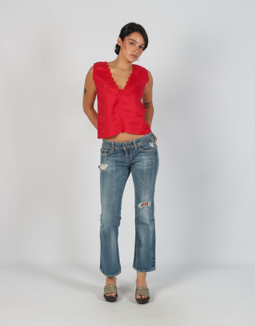 Vintage Vigoss S bootcut jeans in blue, 1 of 4