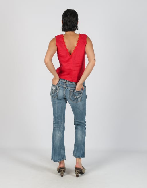 Vintage Vigoss S bootcut jeans in blue, 3 of 4