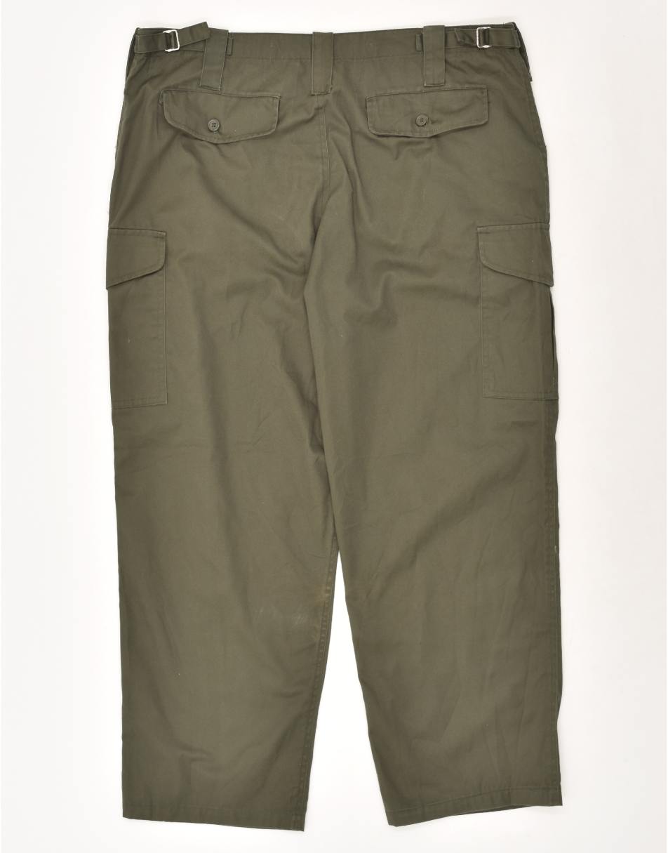 Vintage Vintage Size 3XL Straight Cargo Trousers in Khaki 1