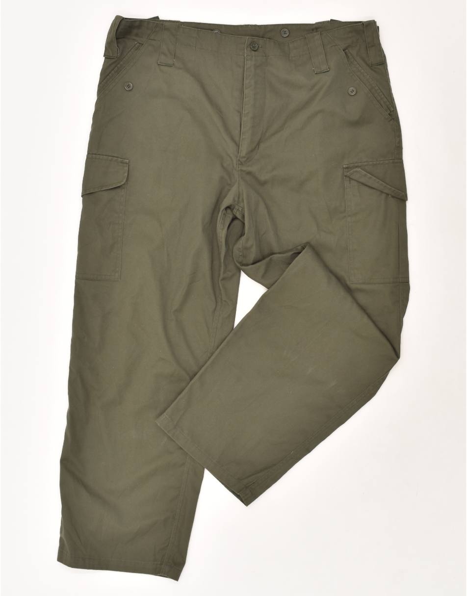 Vintage Vintage Size 3XL Straight Cargo Trousers in Khaki 2