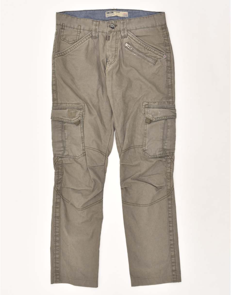Vintage Vintage Size M Straight Cargo Trousers in Khaki