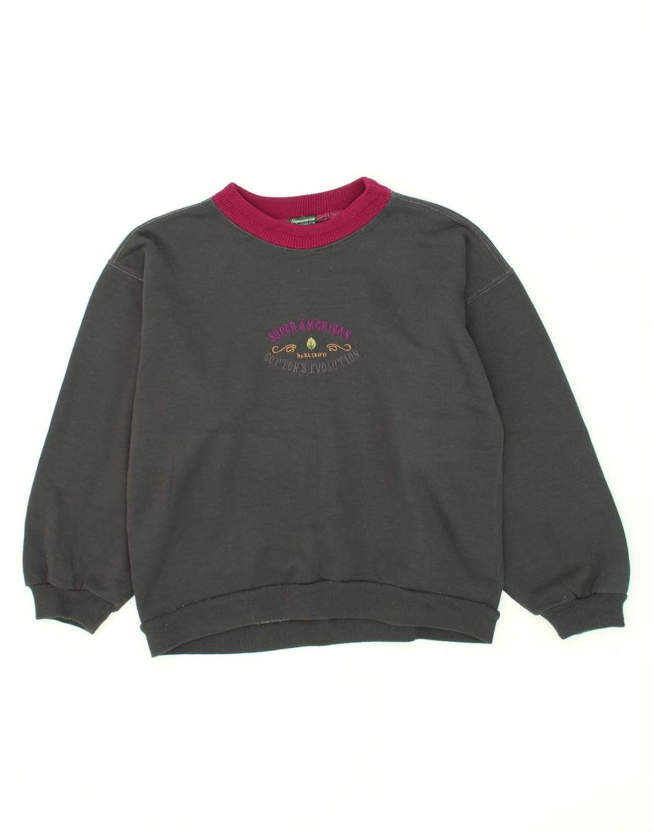 Vintage Vintage Size S Graphic Sweatshirt Jumper in Grey