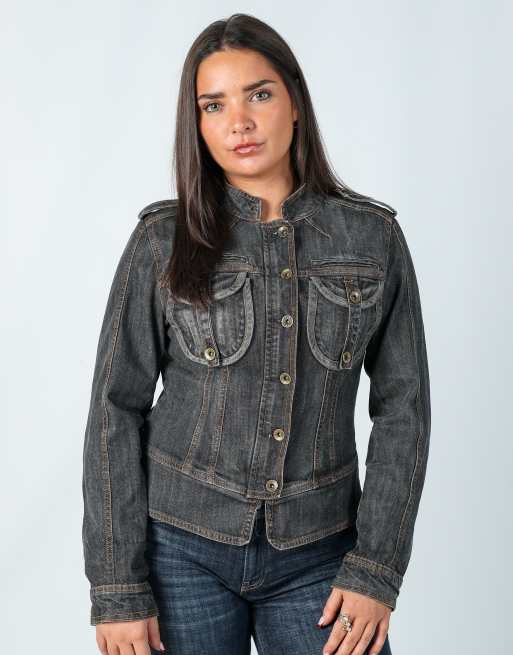 Vintage Vitamina Jeans M denim jacket in blue