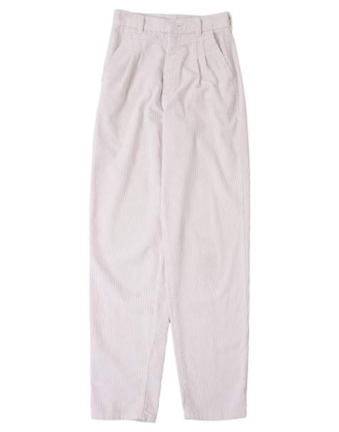 Vintage W24 L31 corduroy trousers in baby pink - view 1