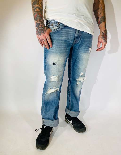 Vintage W33 L32 True Religion Jeans In Blue