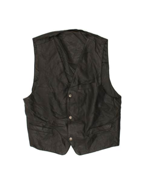 Vintage Waistcoat It 54 XL In Black - view 1