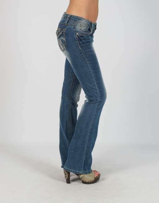 Vintage WallFlower M bootcut jeans in blue, 2 of 4