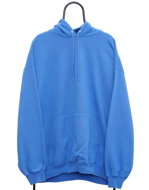Vintage West View size 2XL hoodie in blue - view 1