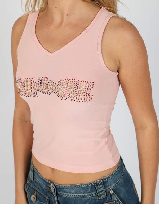Vintage Wewell XS cami in baby pink, 4 of 4