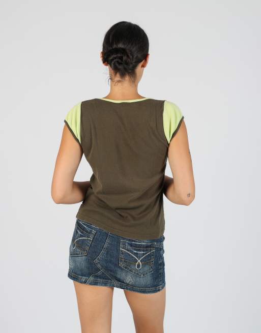 Vintage White Mountains M woven vest in brown, 2 of 4