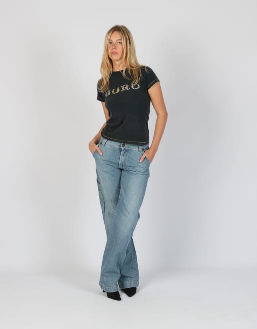 Vintage Wild Indigo S straight jeans in light blue