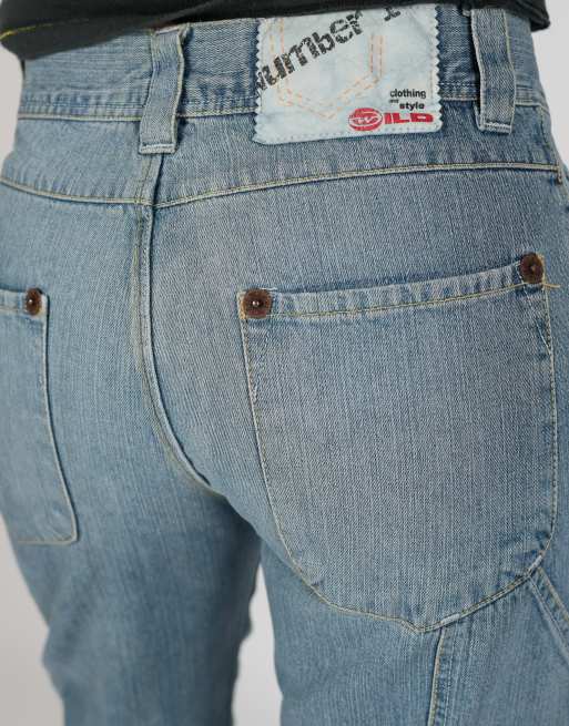 Vintage Wild Indigo S straight jeans in light blue, 4 of 4