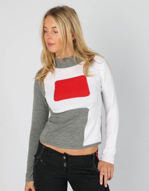 Vintage Wild S knitted jumper in grey