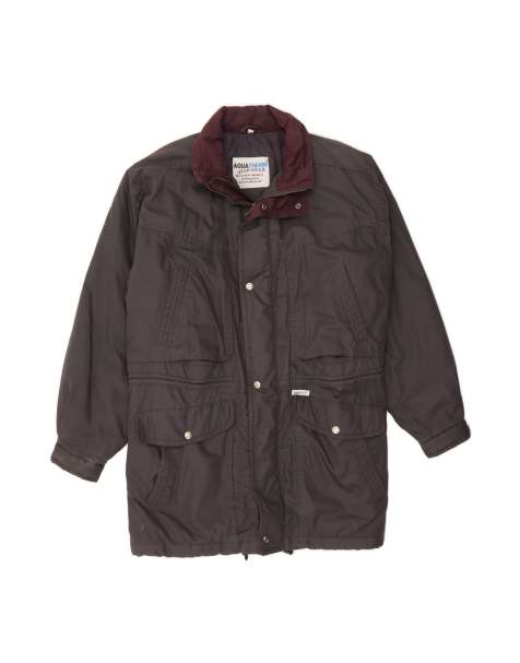 Vintage Windbreaker Coat EU 56 3XL In Grey - view 1