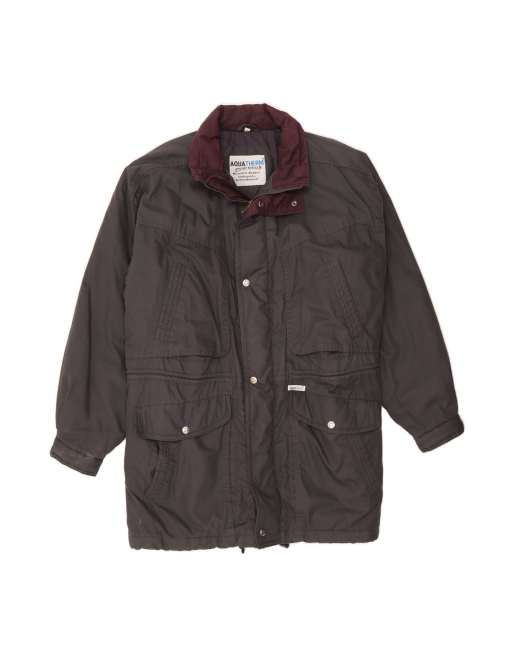 Vintage Windbreaker Coat EU 56 3XL In Grey