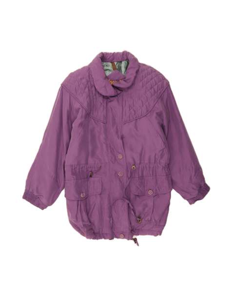 Vintage Windbreaker Coat UK 16 Large In Purple - view 1