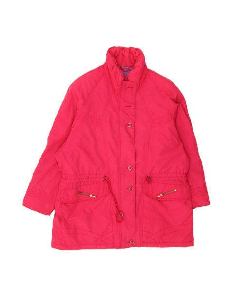 Vintage Windbreaker Coat UK 18 XL In Pink - view 1