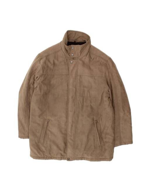 Vintage Windbreaker Jacket EU 56 3XL In Brown
