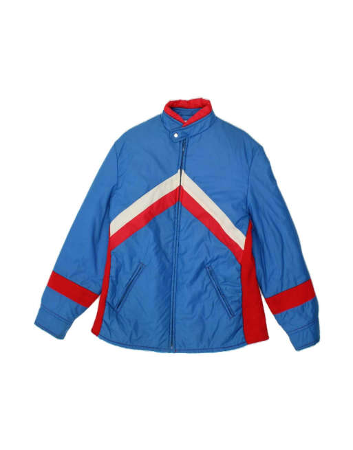 Vintage Windbreaker Jacket It 50 Large In Blue Colourblock